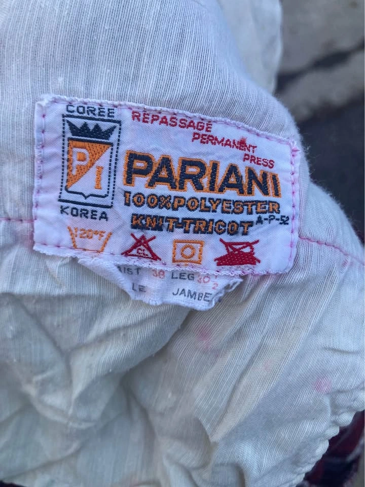 VINTAGE 1970s Pariani 100% Polyester Pants 36x30 - photo 2