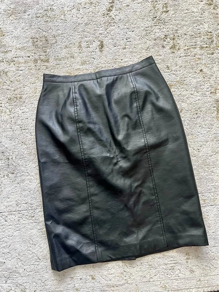 Leather Pencil Skirt