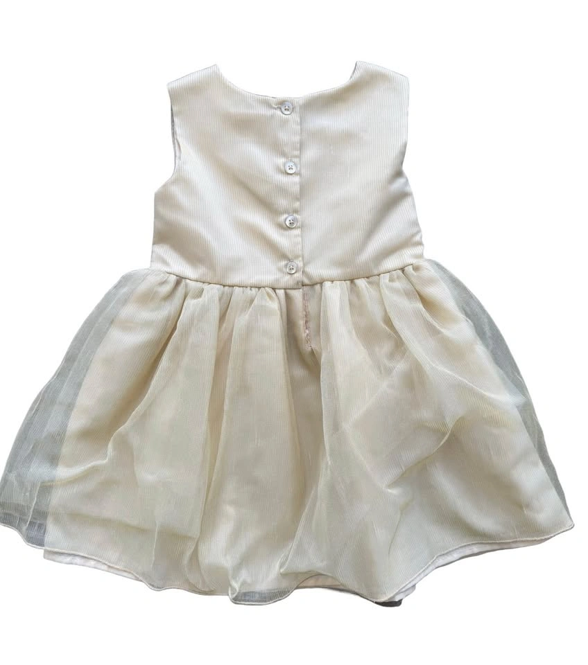 Rococo Toddler Girl Gold Dress Size 2/3 New with Tags - photo 2