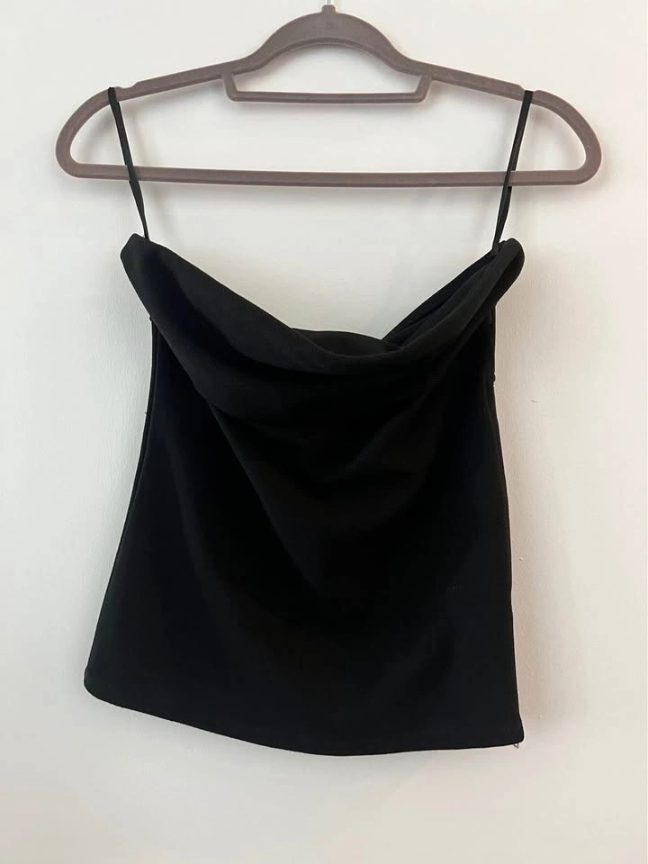 Wooven Tube Top with Zipper on the side - photo 4