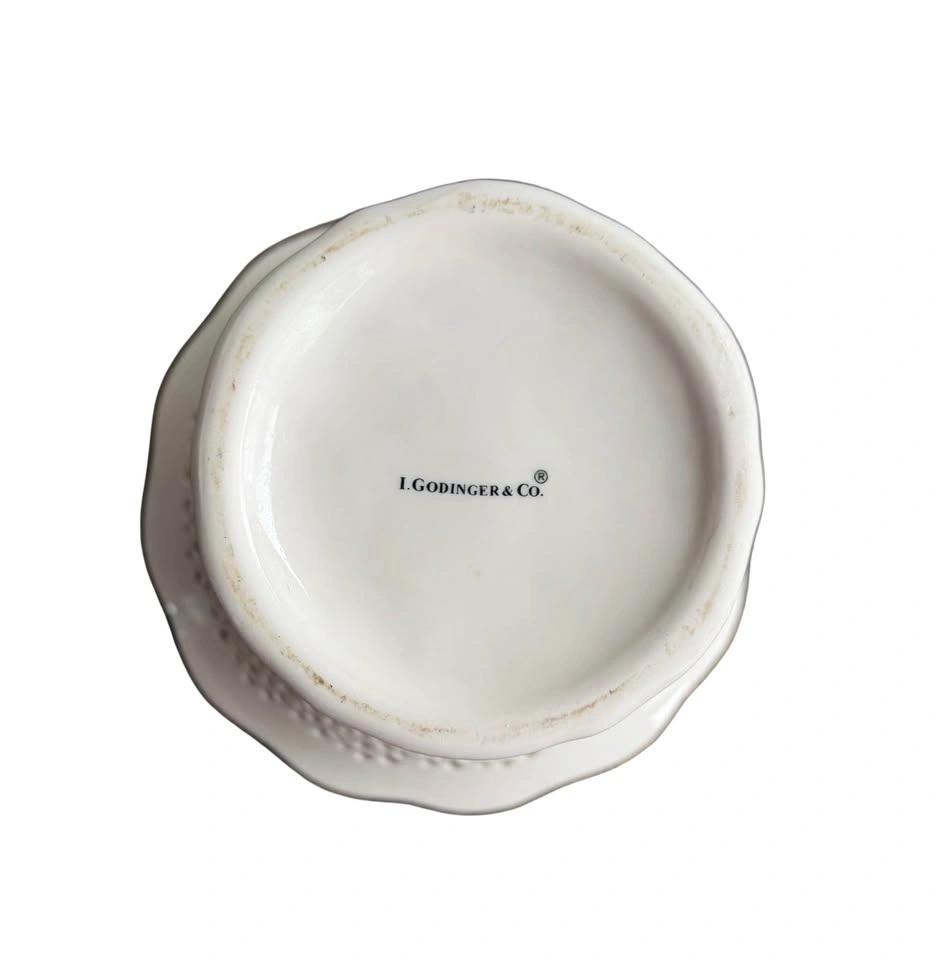 I. Godinger & Co. White Ceramic Pedestal Fruit Bowl - photo 2