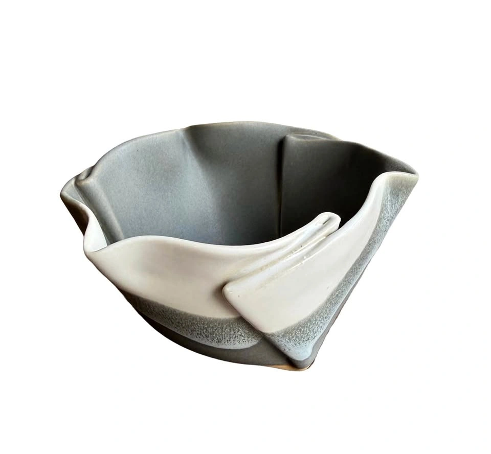 Hilborn Pottery Designs "Guacamole Bowl and Rosewood Spoon"