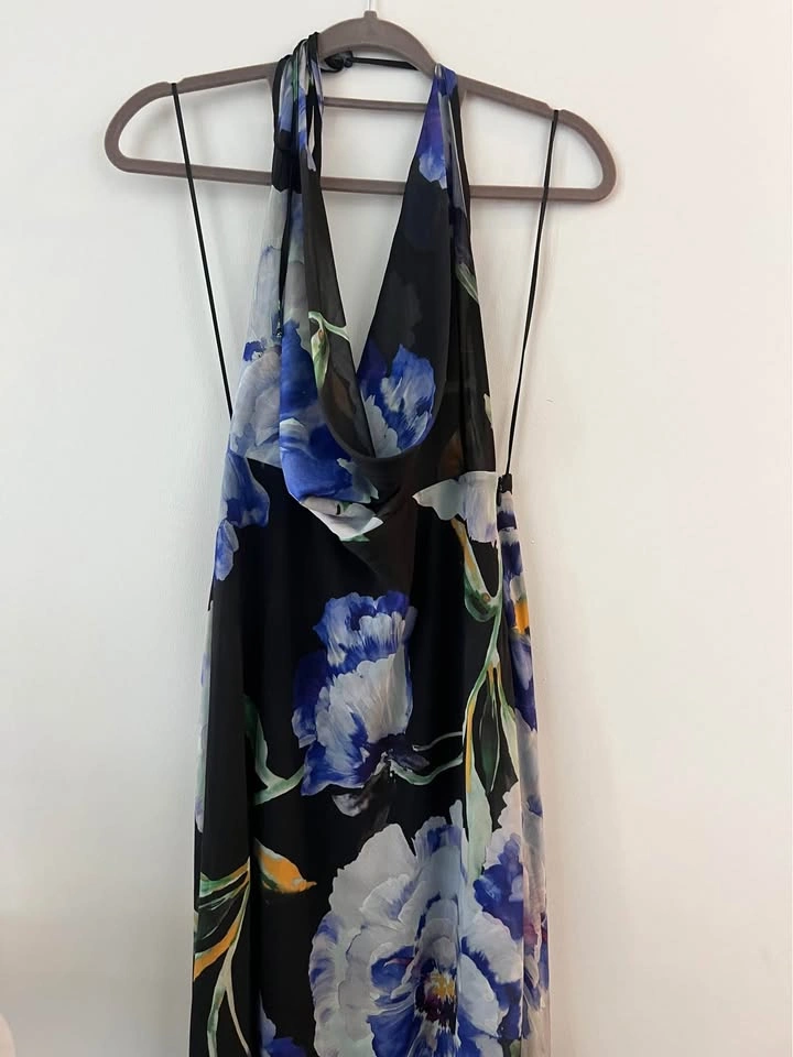 Dynamite Floral Plunge Cowl Neck Maxi Dress - photo 2
