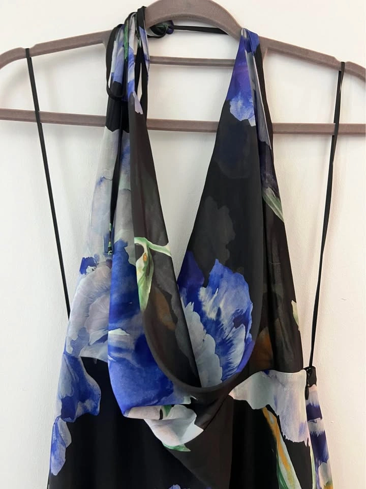 Dynamite Floral Plunge Cowl Neck Maxi Dress - photo 3