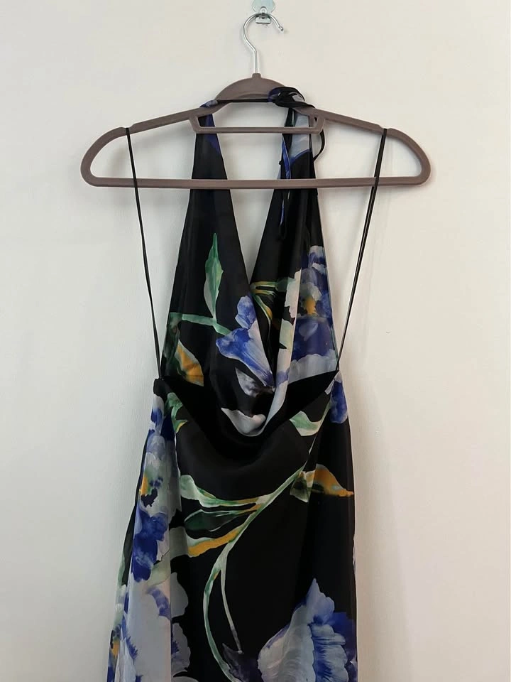 Dynamite Floral Plunge Cowl Neck Maxi Dress - photo 5