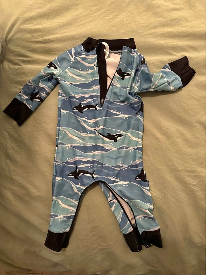 Honeysuckle baby swimsuit