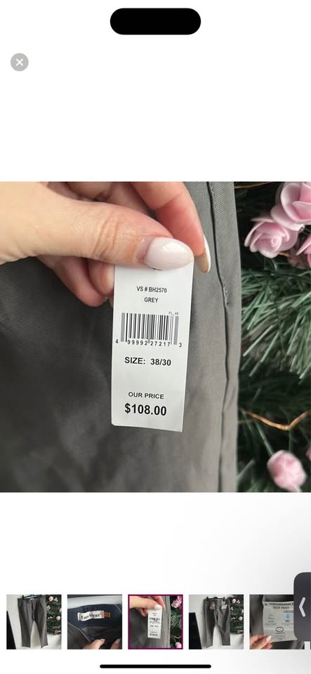 Tailor vintage - size 38x30 - new with tag! Performance tech - photo 3