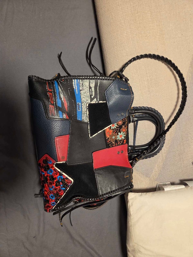 NWT COACH 1941 Red/Multi Embellished Rogue Bag