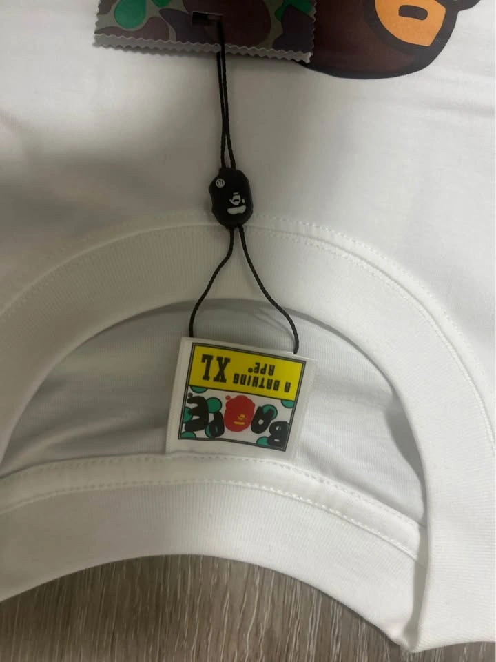 BAPE White Camo Ape Head Tee XL - photo 3