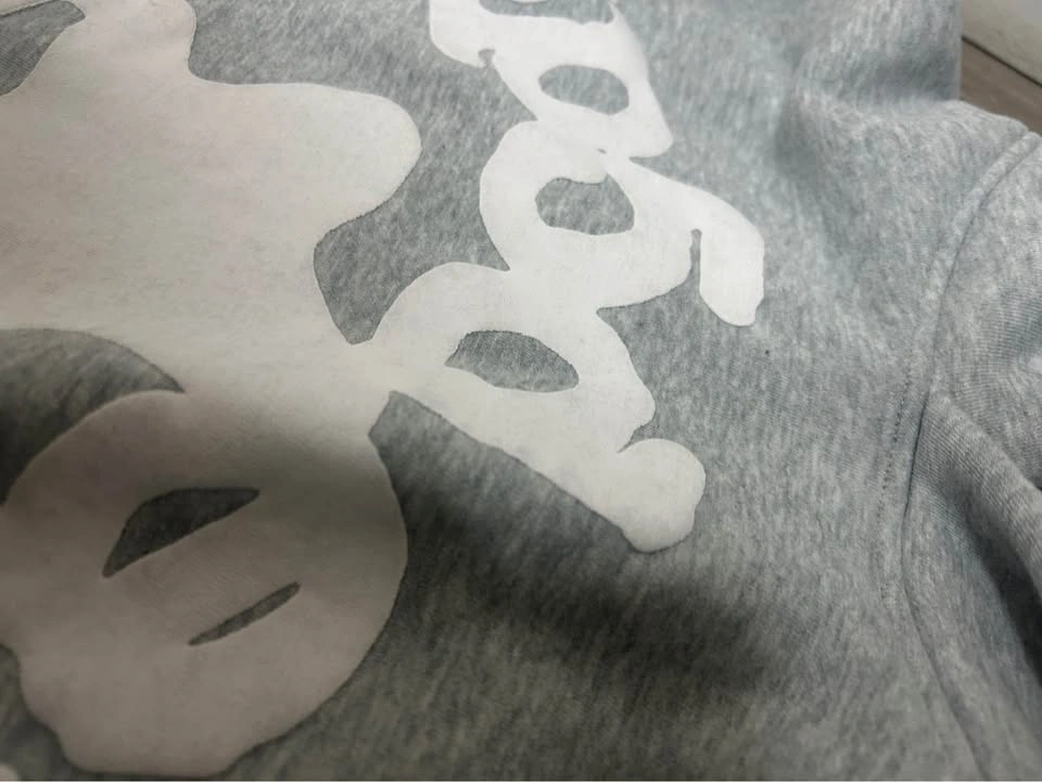 Sp5der Grey Star Print Hoodie M - photo 2