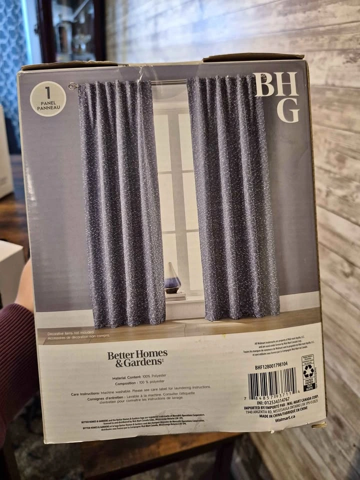 Brand New Curtain Panel Blackout 50x84 inch Drape