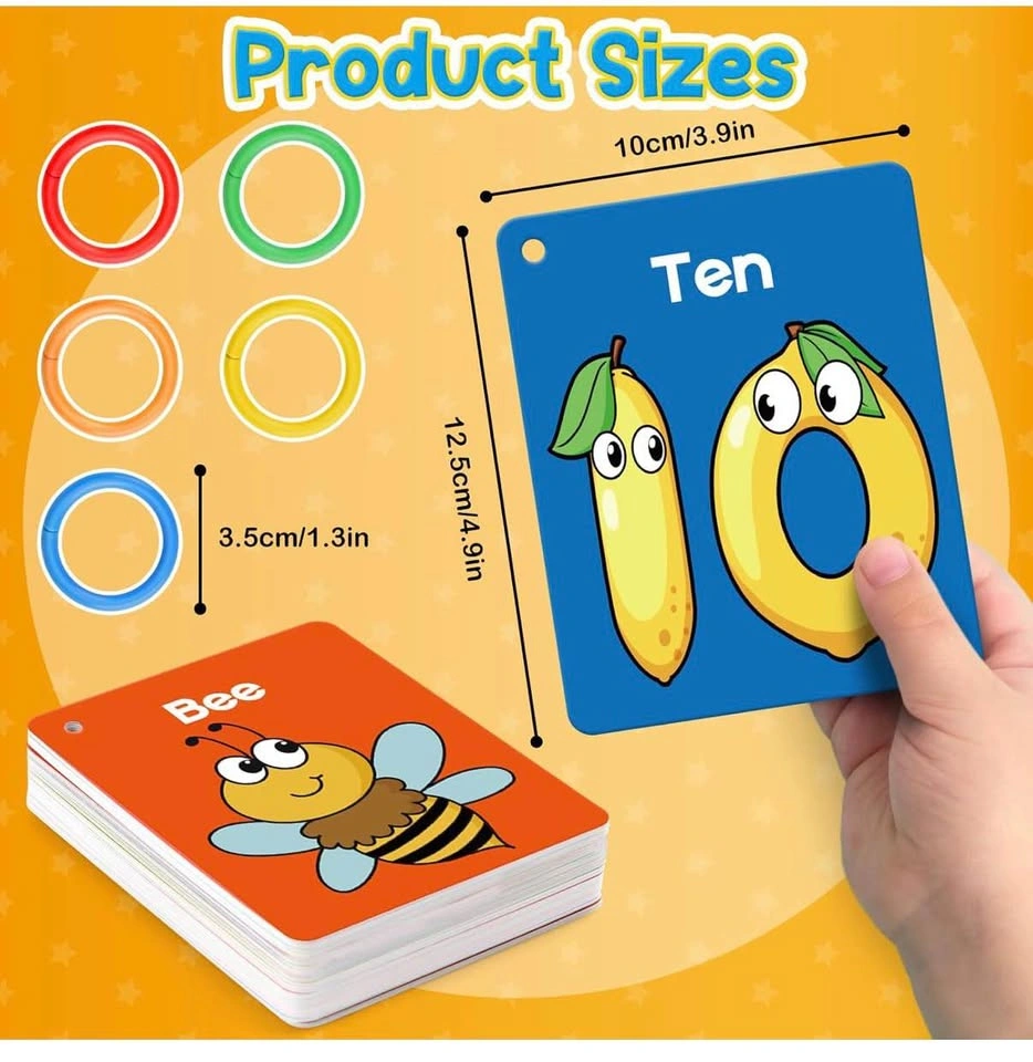 Kids Learning Flashcards Educational Alphabet Numbers Shapes - photo 2