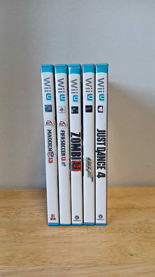 Wii U Games Lot - Just Dance 4, 007 Legends, ZombiU + More
