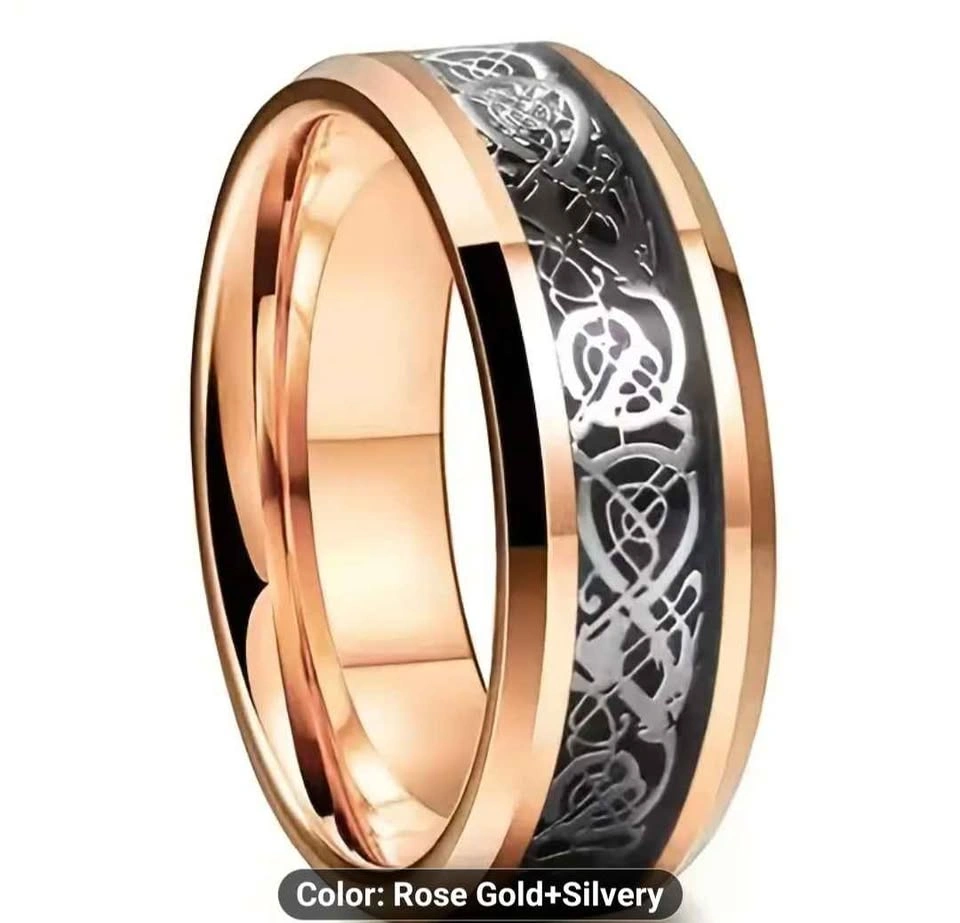 Set of 2 Exquisite Rose Rings - Unique Design - photo 2