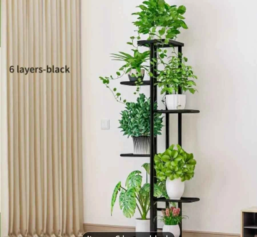 Iron Plant Stand & Flower Shelf 6 Layer
