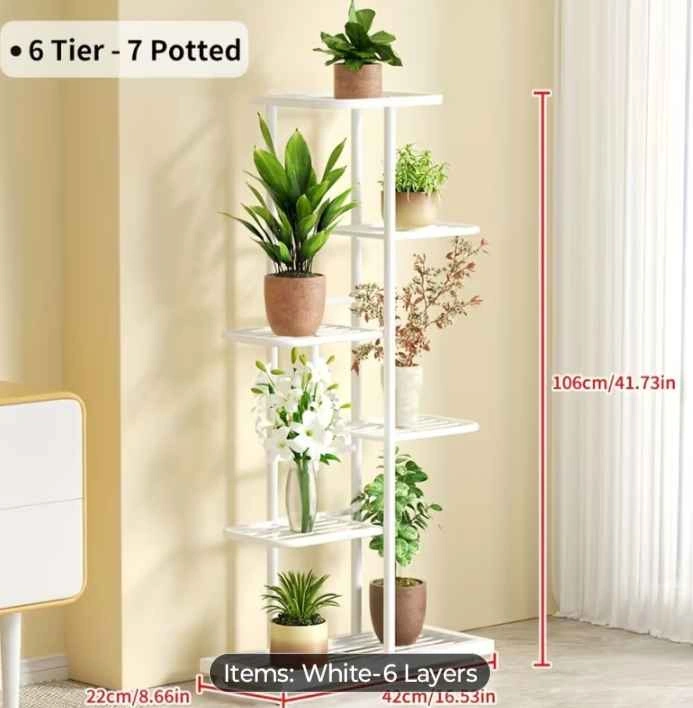 Iron Plant Stand & Flower Shelf 6 Layer - photo 2