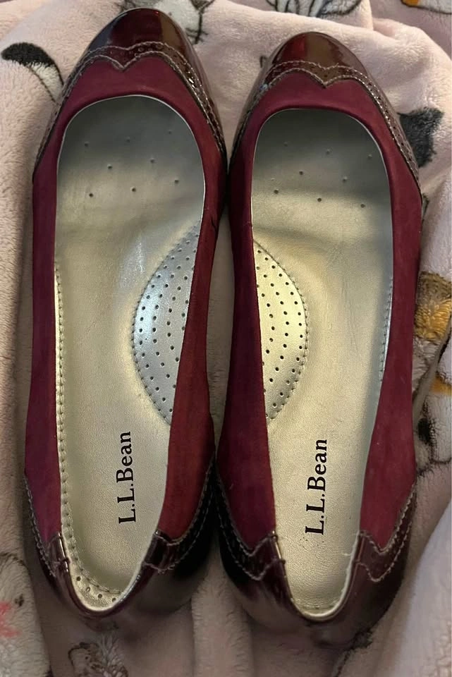New LL Bean Camden Skimmer Brogue womens 11 shoes