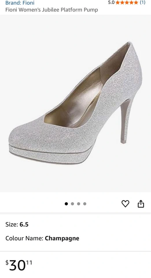 Women's Size 7 Fioni "Jubilee" Platform Pumps - photo 4