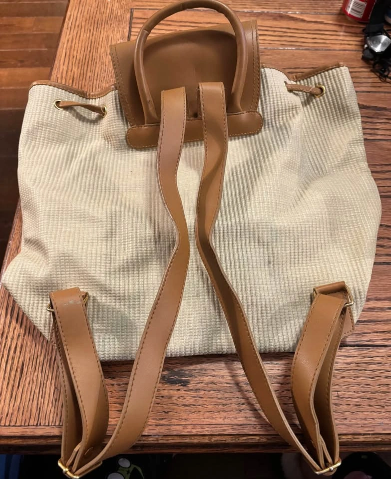 Nice vegan leather backpack/purse - photo 2