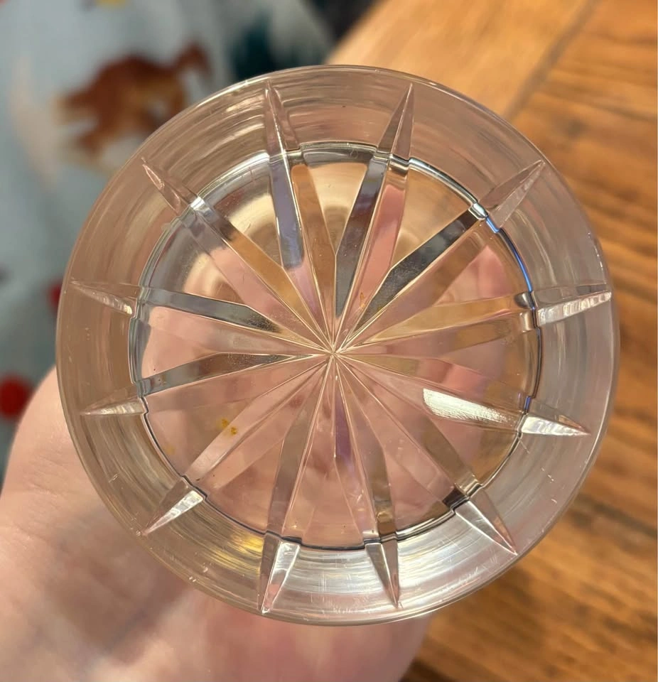 Heavy Bohemian Crystal Corset Vase - photo 2