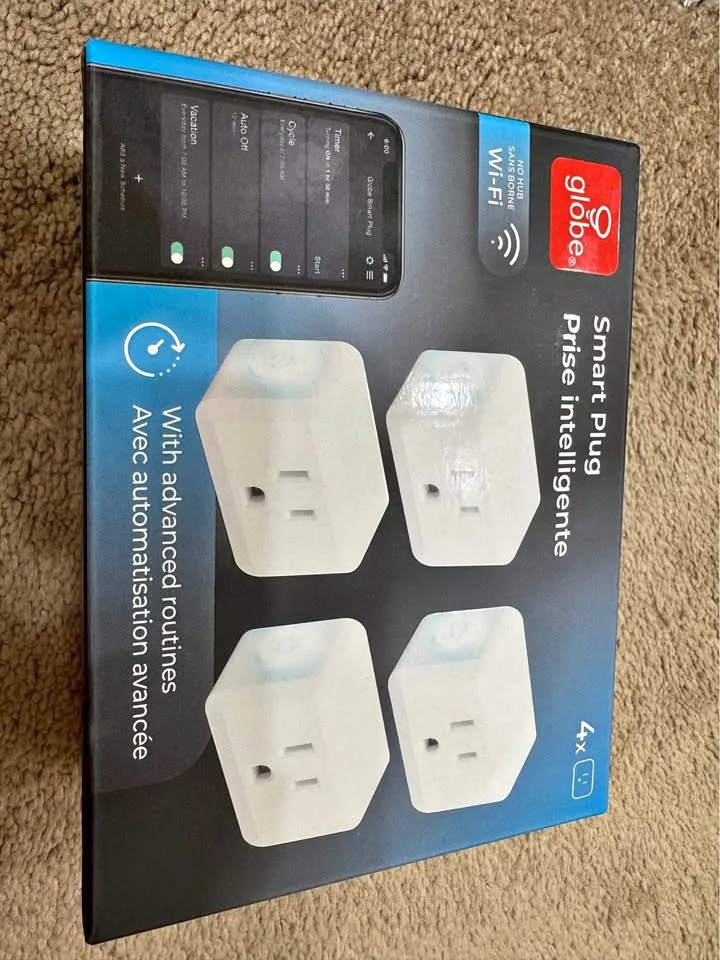 New and sealed Globe smart plug 4-pack thumbnail