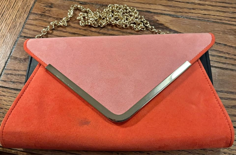 Aldo Faux Suede Clutch