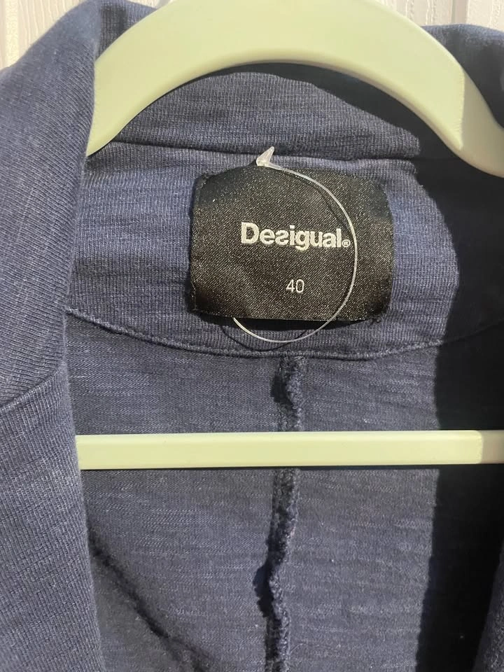 Desigual Embroidered Blazer Jacket - 100% Cotton (Size 40 EU / U - photo 4