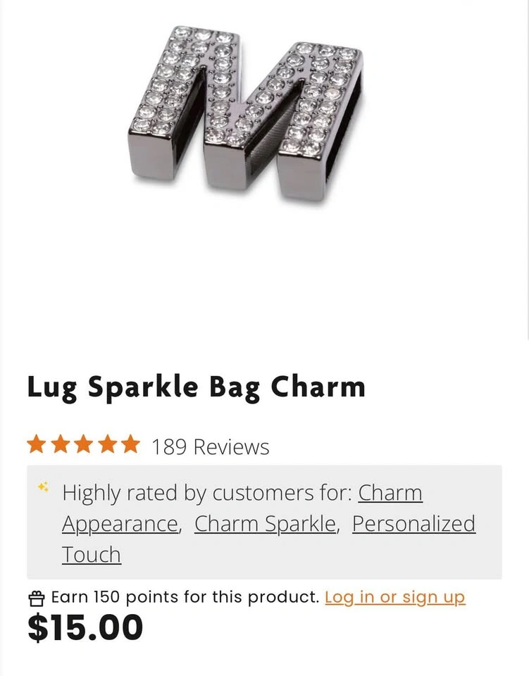 New Lug "M" Bag Charm - photo 2