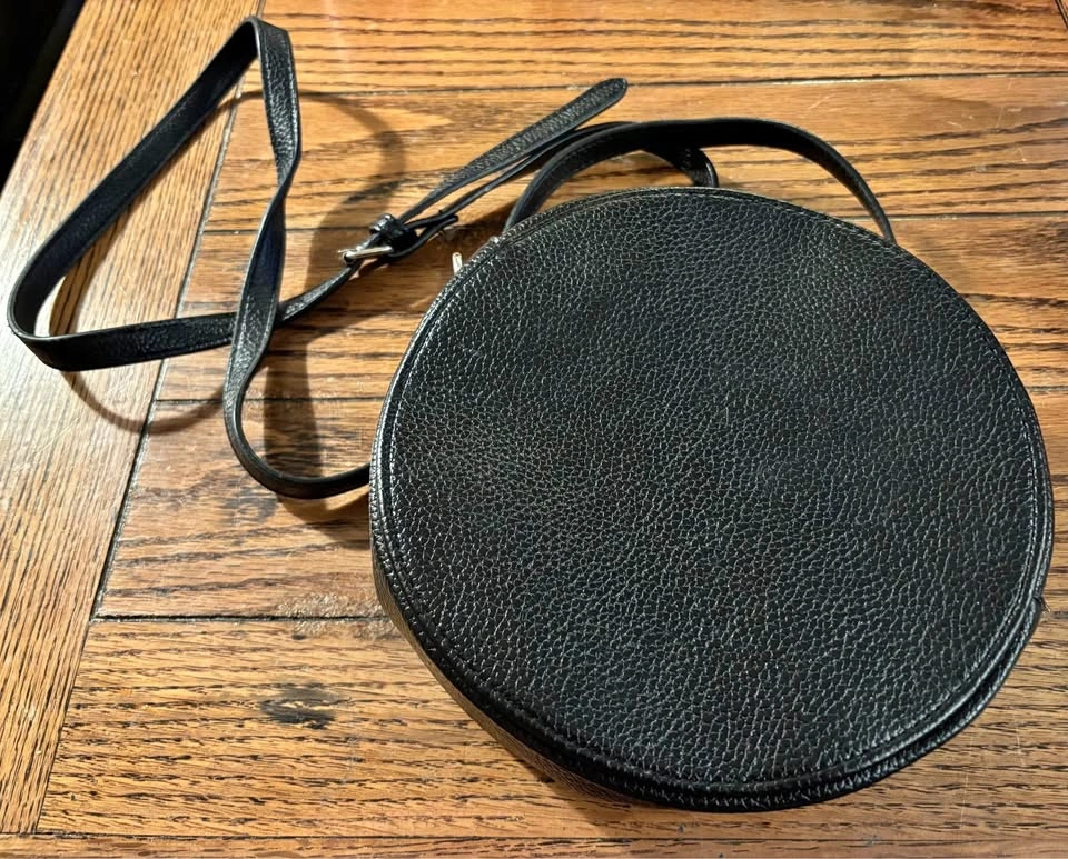 Steve Madden Vegan Leather Round Crossbody Purse
