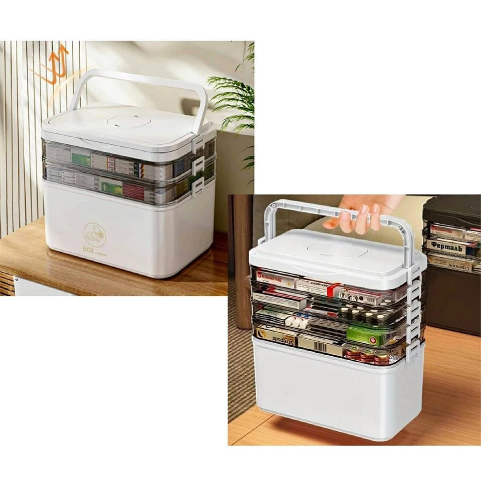 BRAND NEW MEDICINE 3 & 5-TIER STORAGE BOXES