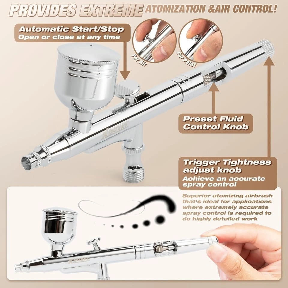 Brand New - XDOVET 55PSI AIRBRUSH KIT - photo 5