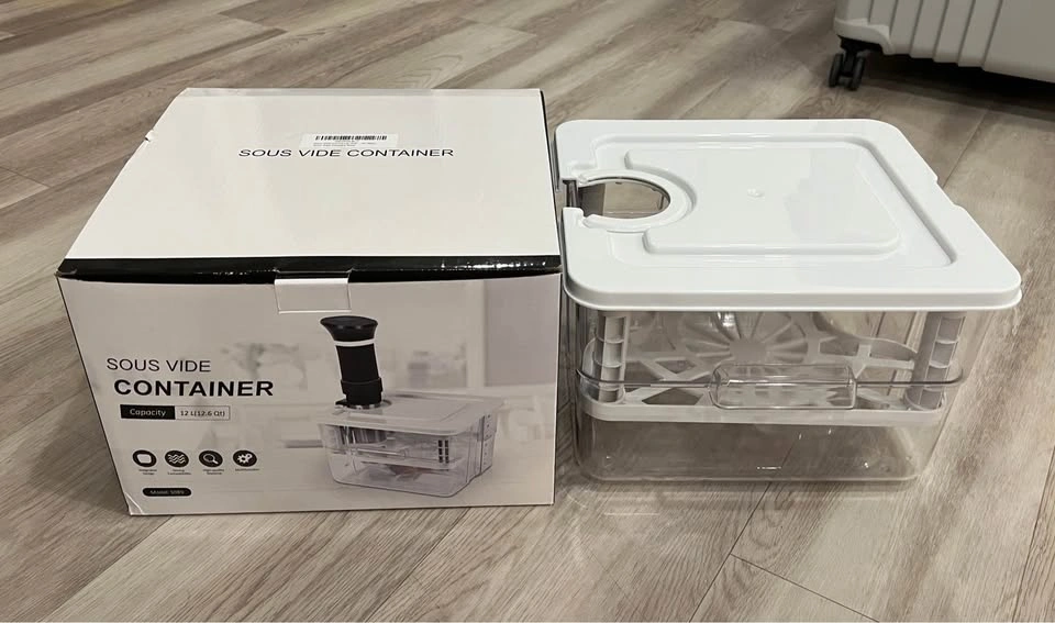 12L Sous Vide Container with Lid and Rack - photo 3