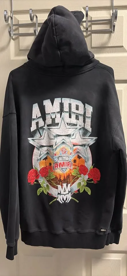 Amiri Black Hoodie Med - photo 2