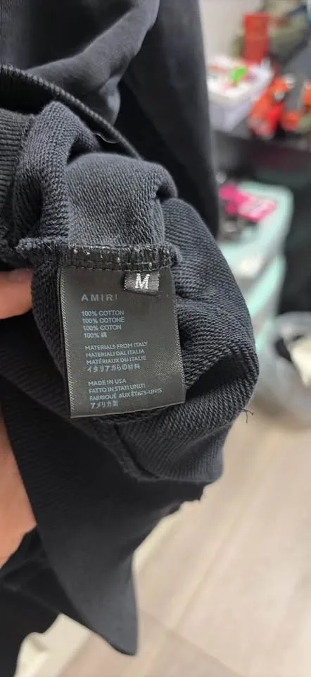 Amiri Black Hoodie Med - photo 4