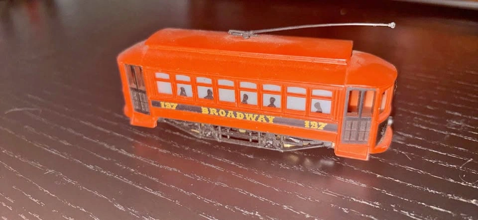 Vintage Broadway 187 Model Trolley Streetcar