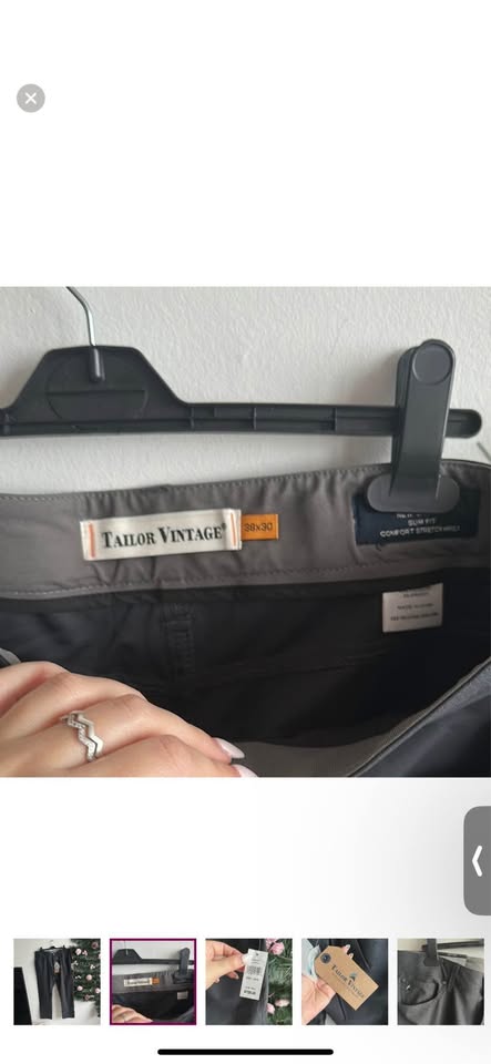Tailor vintage - size 38x30 - new with tag! Performance tech - photo 2