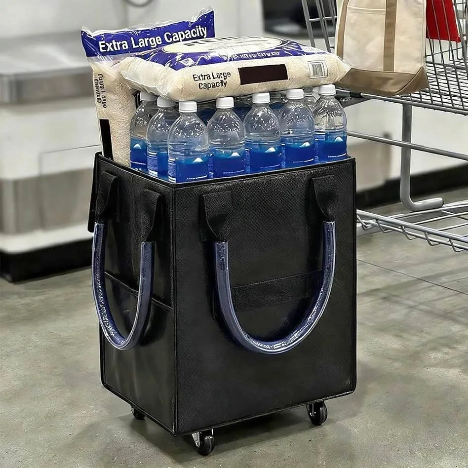 Reusable Grocery Bag on Wheels