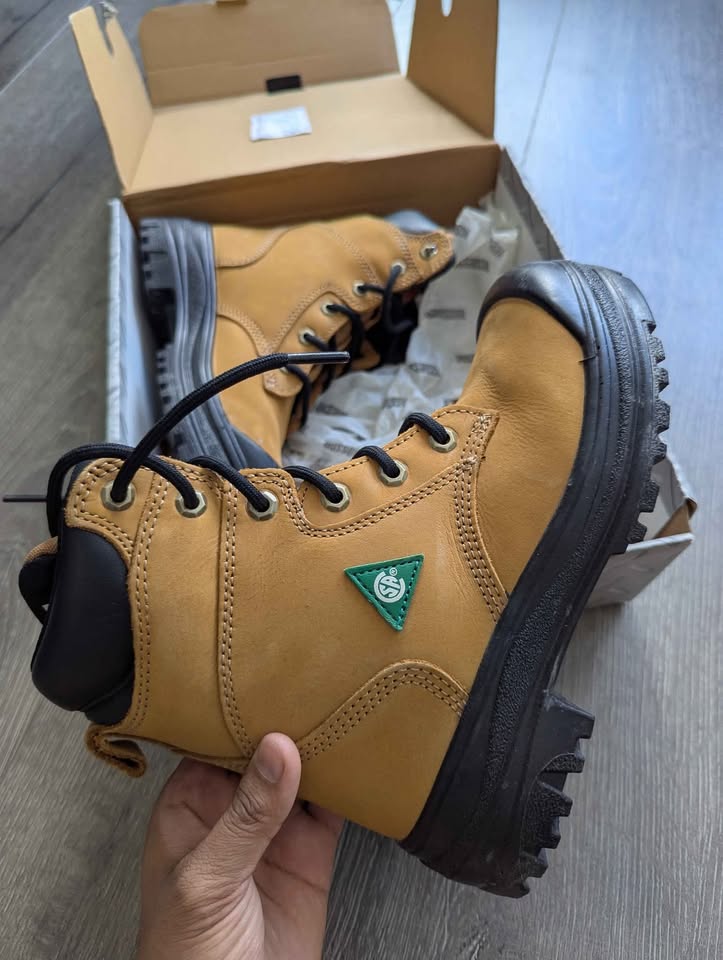Aggressor Steel Toe Work Boots - size 6 - photo 2