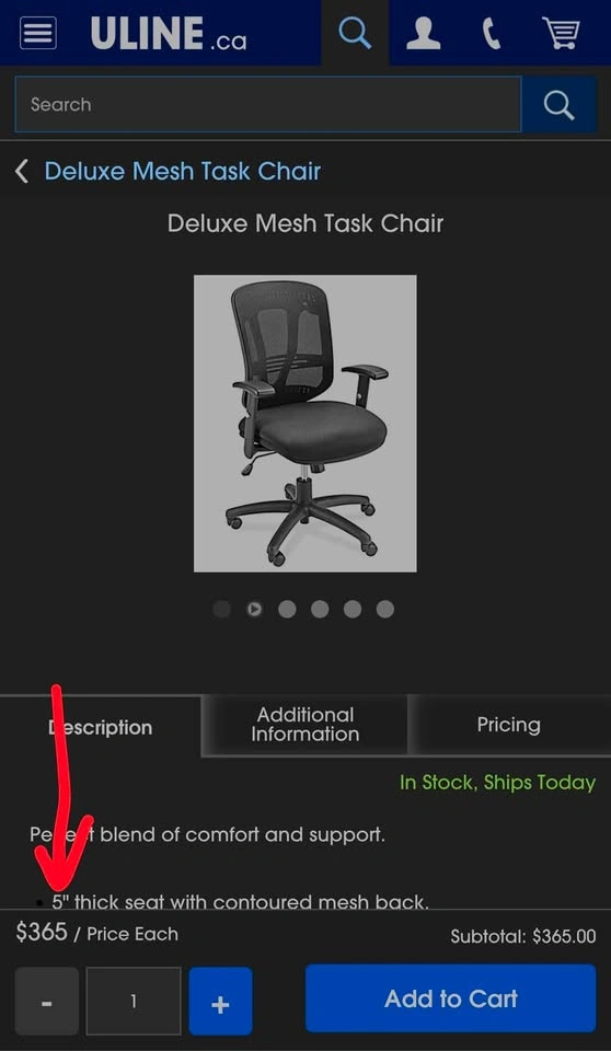 Deluxe Mesh Task Chair - photo 5