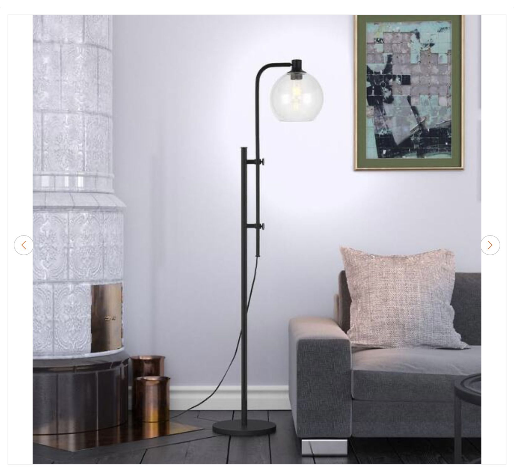 Meyer&Cross Antho 68 in. Blackened Bronze Floor Lamp - photo 2