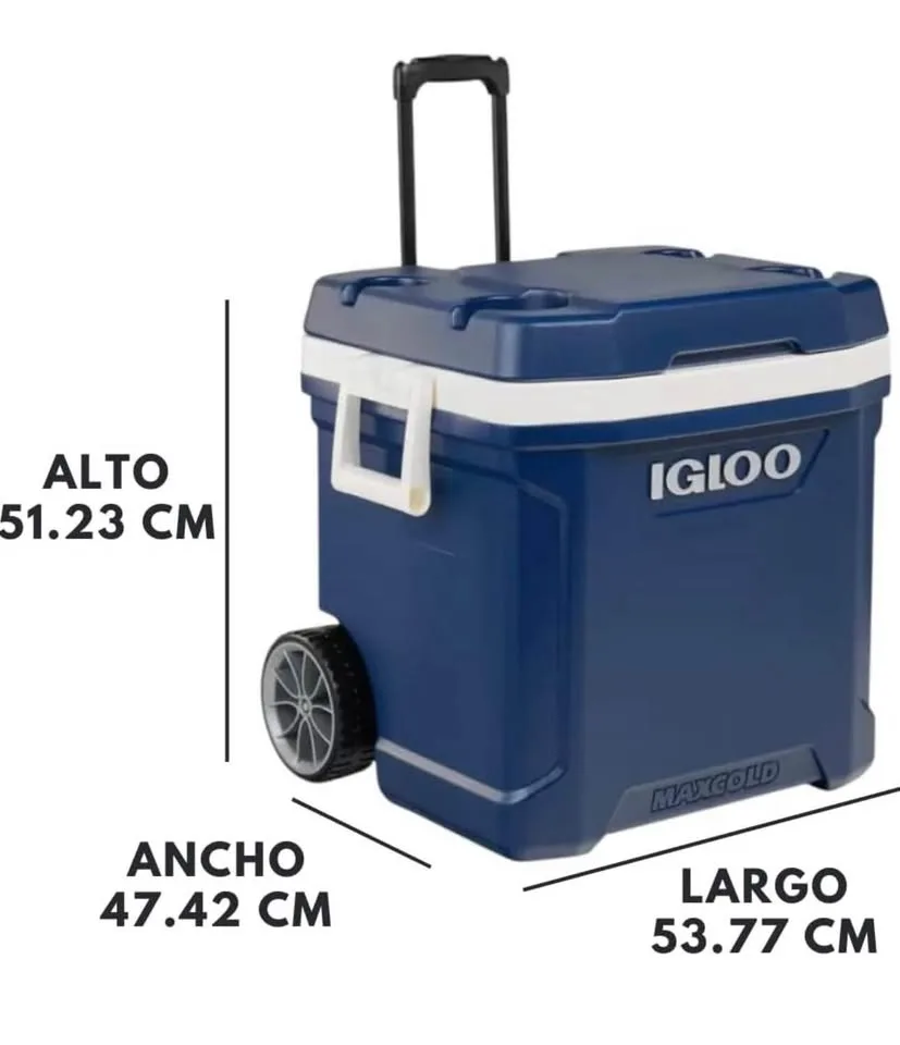 Igloo MaxCold 62 Quart Rolling Cooler image indicator(2)