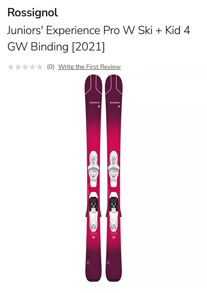 Rossignol Junior Experience W Skis with Bindings thumbnail