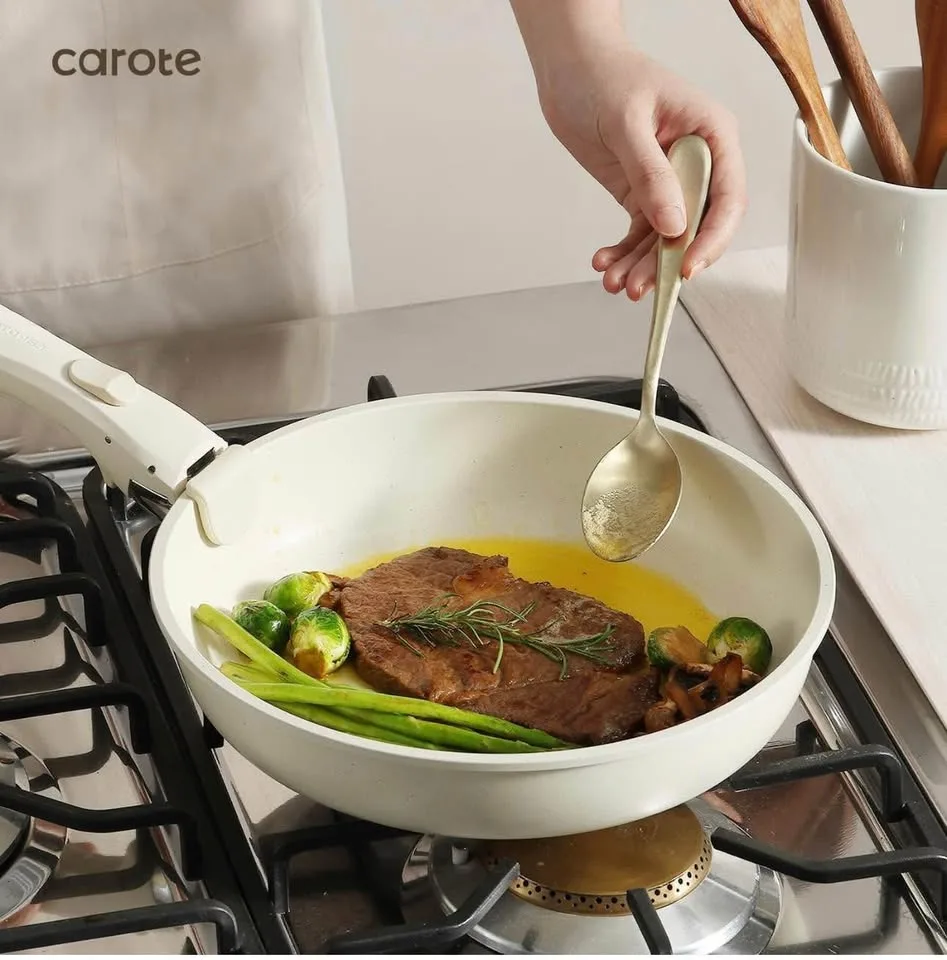 New Carote 11-Piece Nonstick Cookware Set image indicator(5)