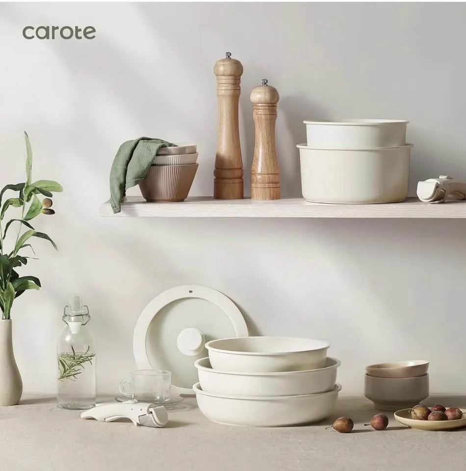 New Carote 11-Piece Nonstick Cookware Set image indicator(8)