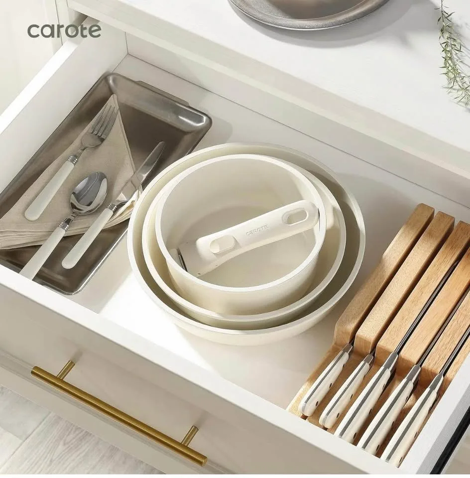 New Carote 11-Piece Nonstick Cookware Set image indicator(10)
