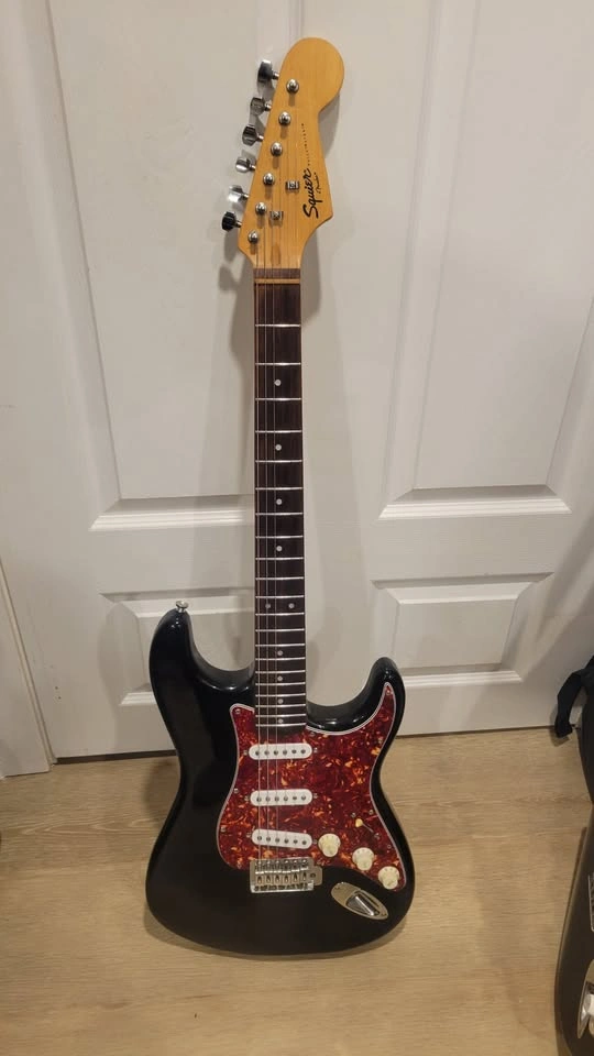 $250 Squier Bullet Stratocaster Electric Guitar - Black - photo 2