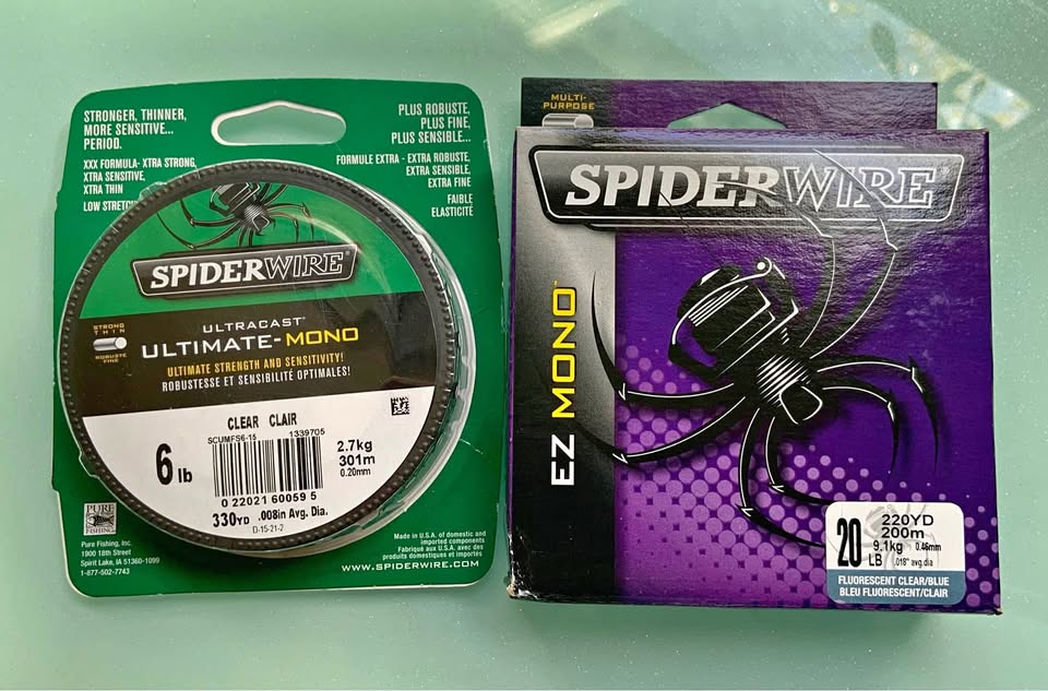 6lb, 20lb Fishing lines each