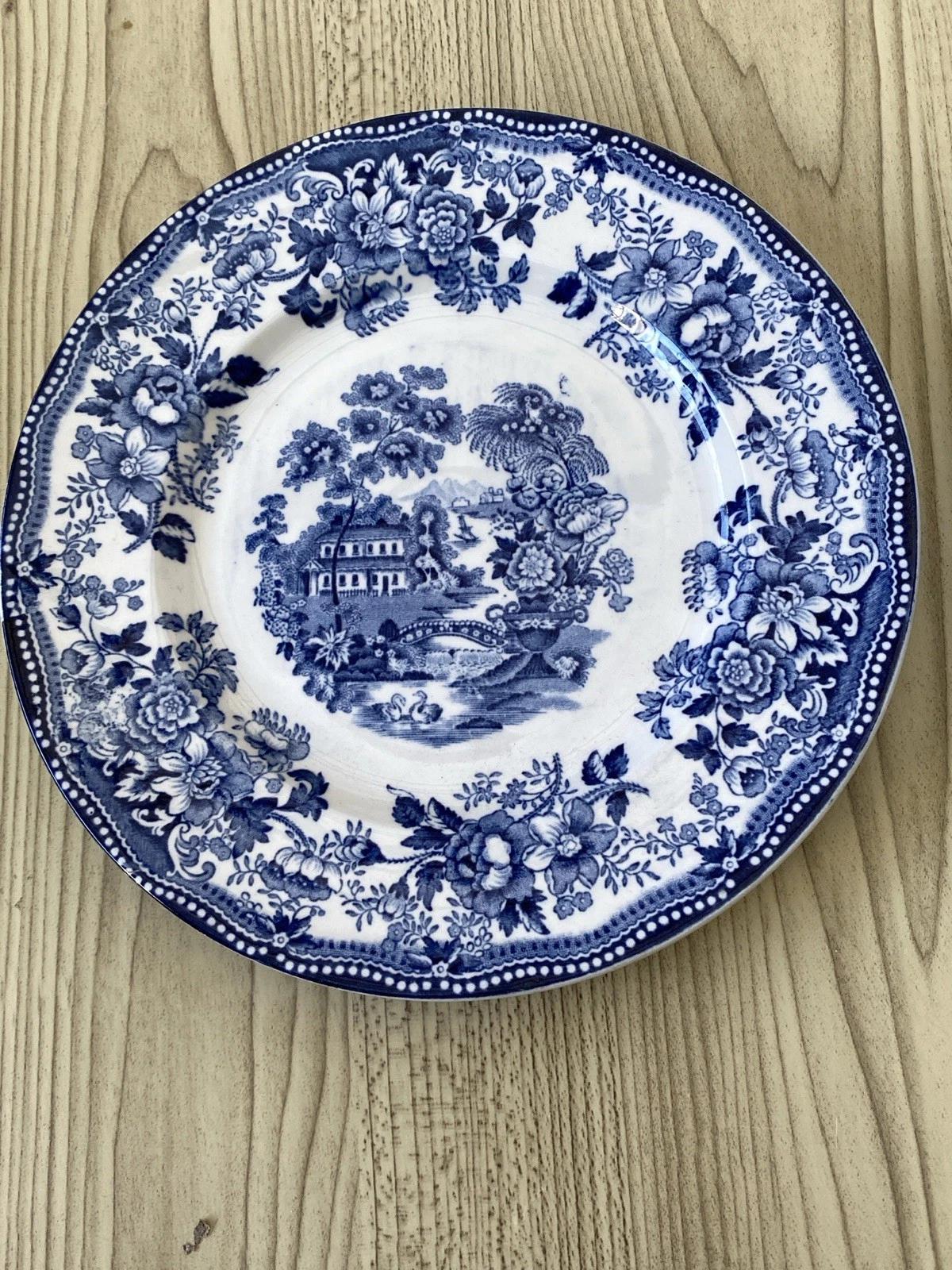 Alfred Meakin Tonquin Blue Shaving Mug & Plate - photo 4