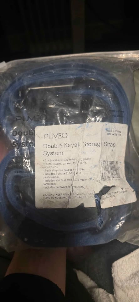 PUMEO Double Kayak Storage Strap System - photo 2