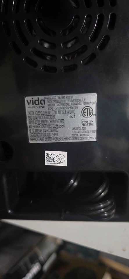 Paderno Vida Digital Ice Cream Maker - photo 3